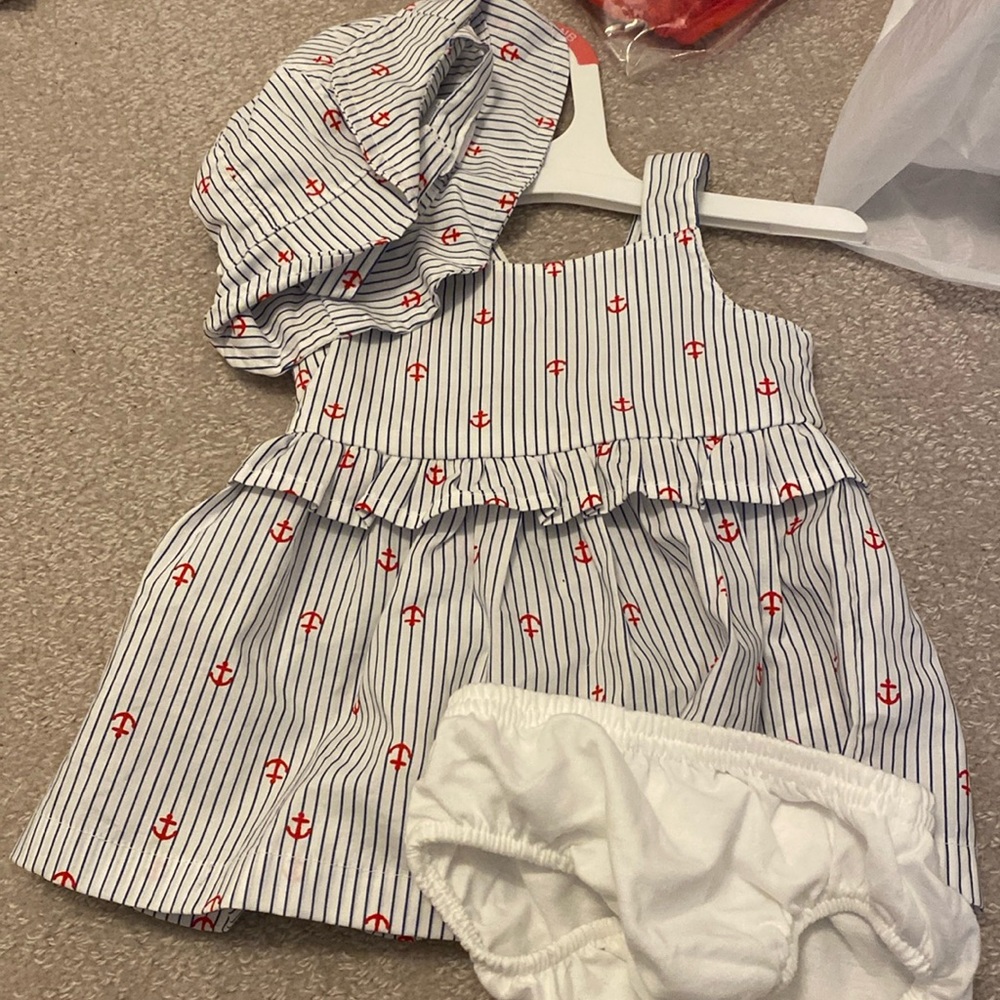 Newborn baby dress set